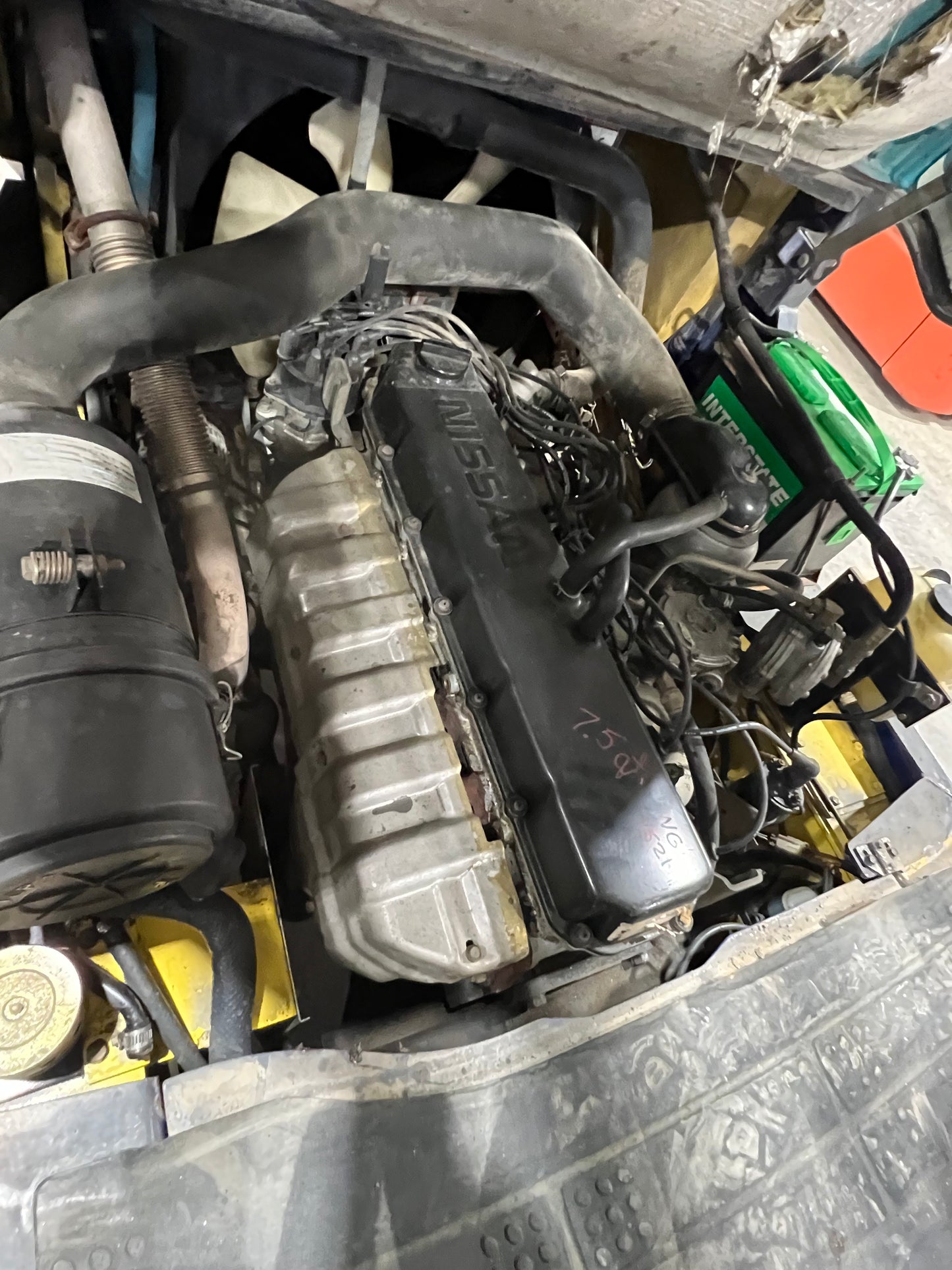 2004 Komatsu Forklift 10k Lift Capacity Triple Mast! Fork Positioner