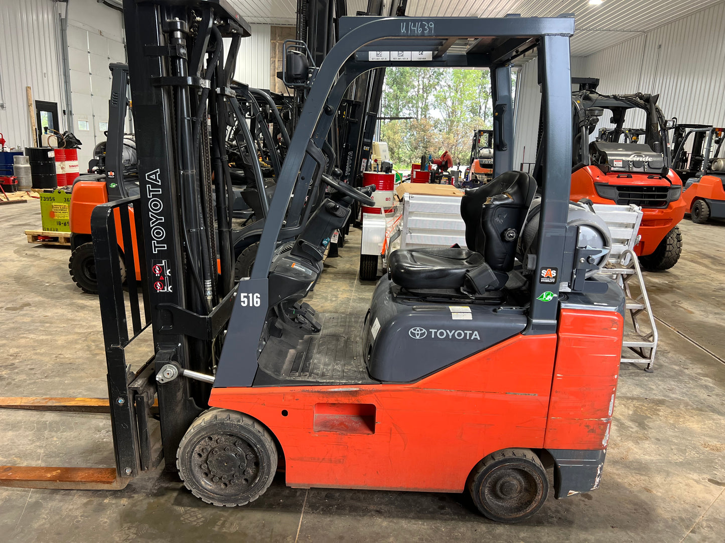 2015 Toyota Forklift 4000lb Lift Capacity