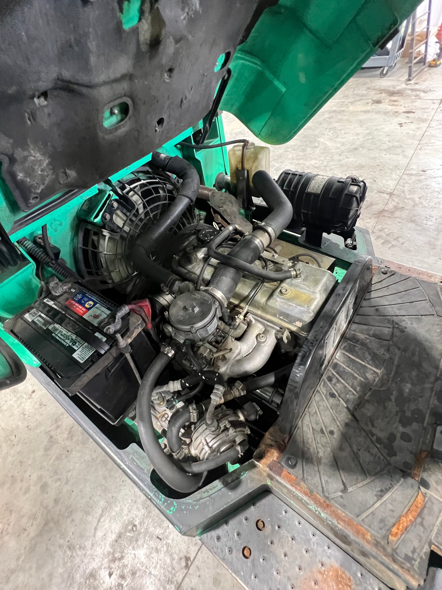 2001 Mitsubishi Forklift 5000lb Lift Capacity