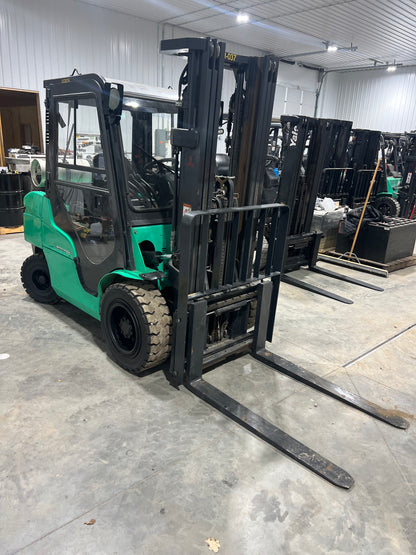 2014 Mitsubishi Forklift 6500 lb Lift Capacity