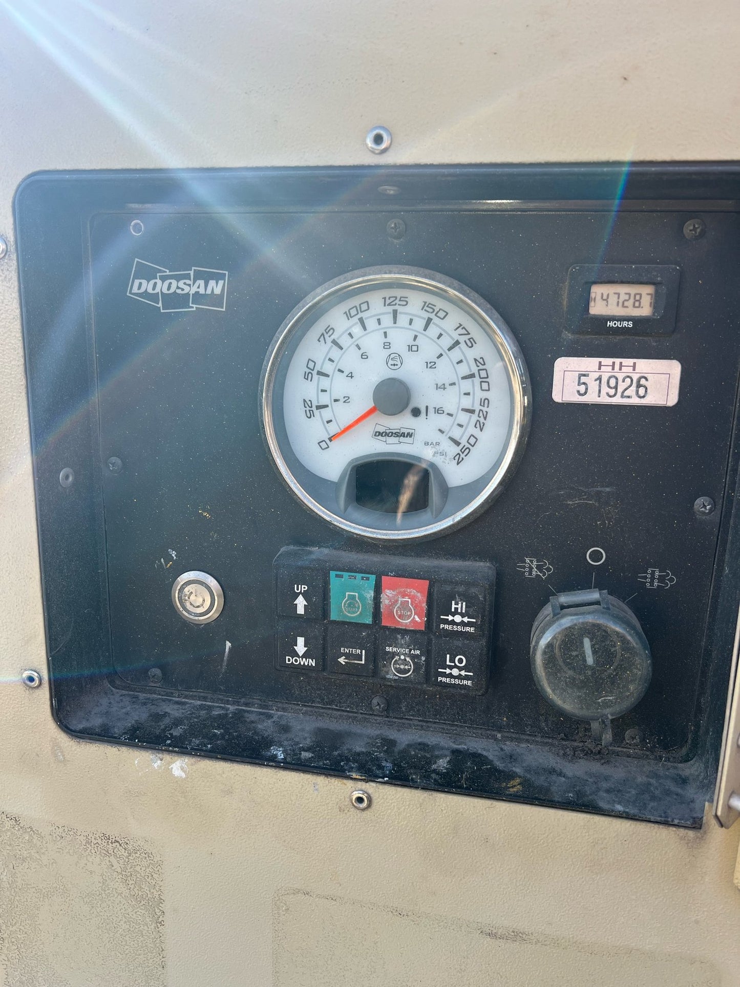 2018 Doosan Air Compressor 425 CFM