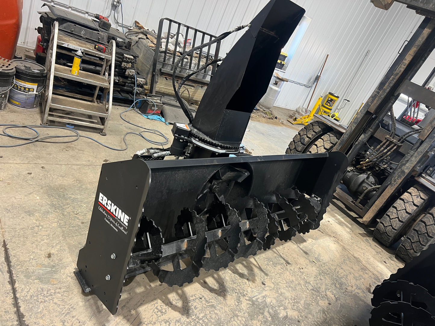 New Erskine 84” Snow Blower Universal Skidloader