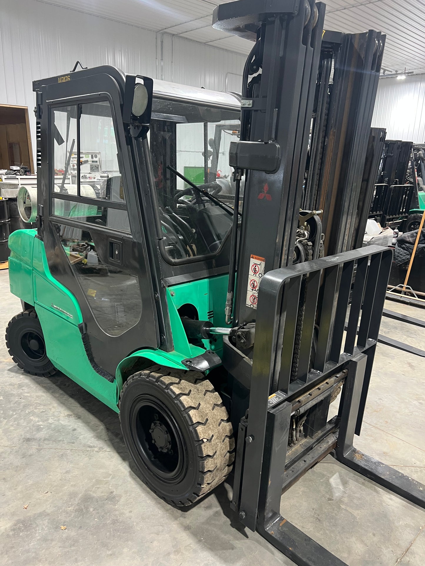 2014 Mitsubishi Forklift 6500 lb Lift Capacity