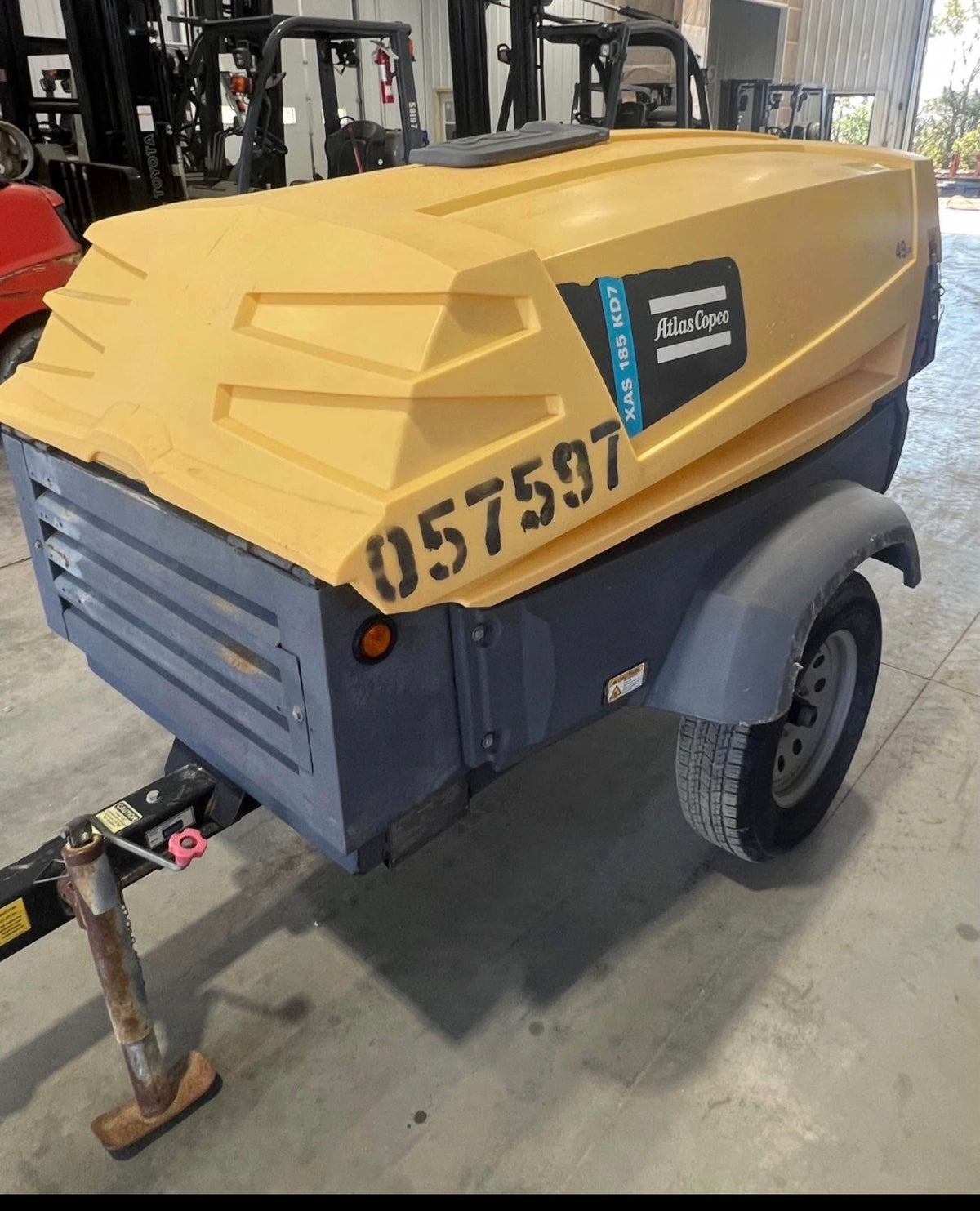 2018 Atlas Copco 185 CFM