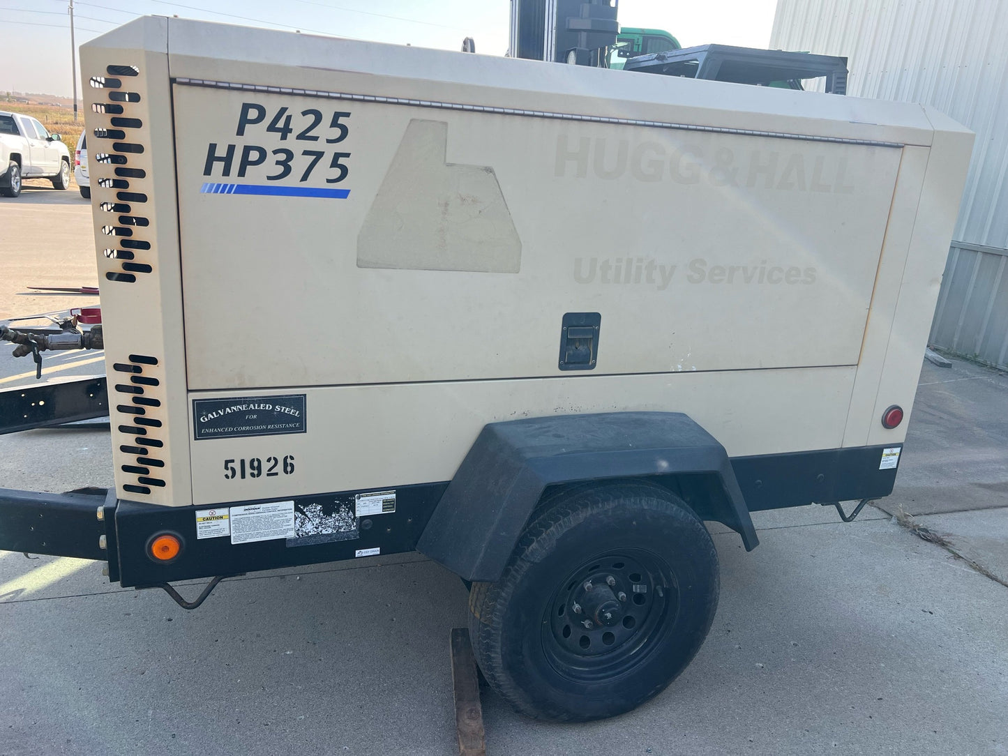 2018 Doosan Air Compressor 425 CFM