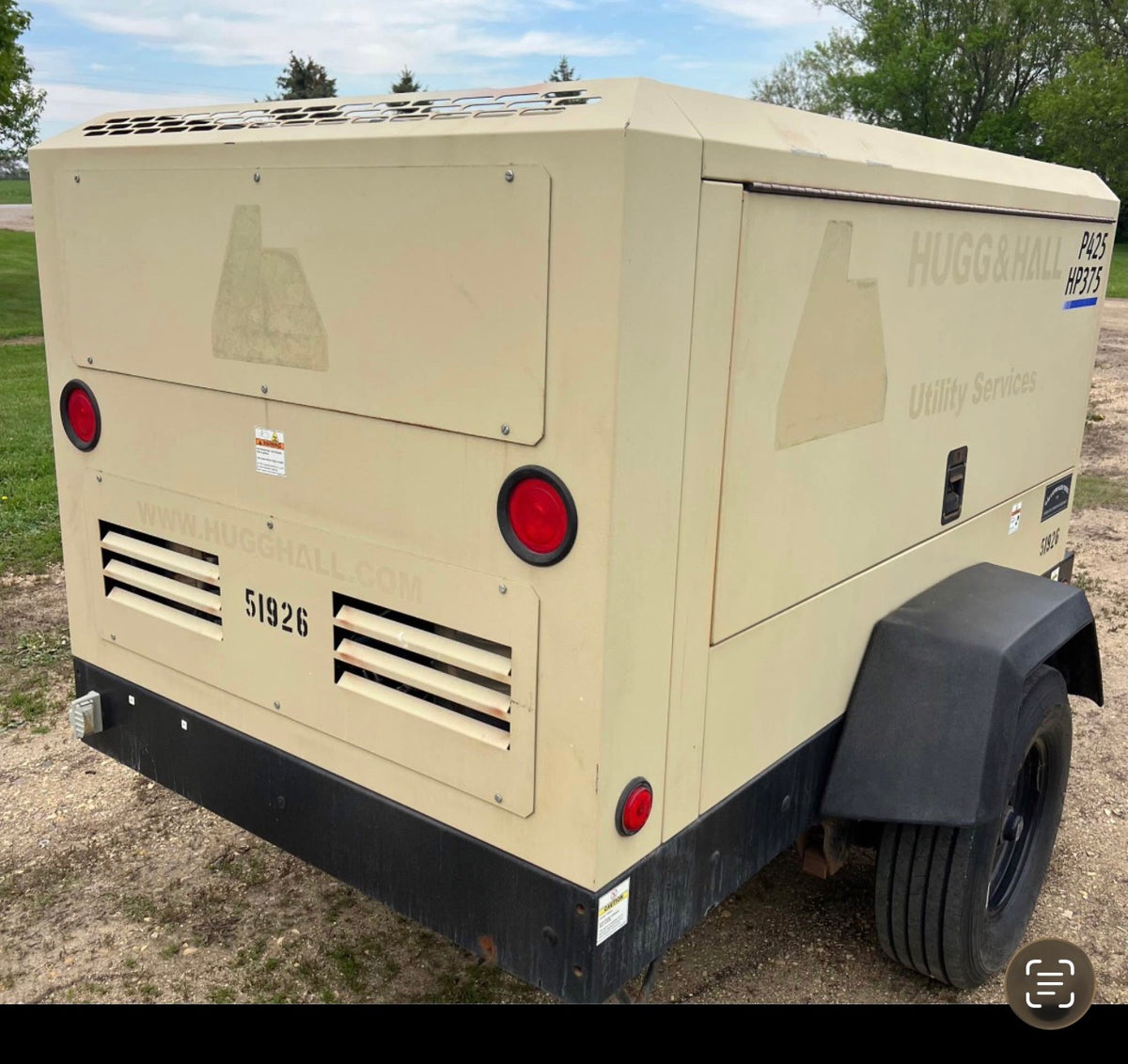 2018 Doosan Air Compressor         425 CFM