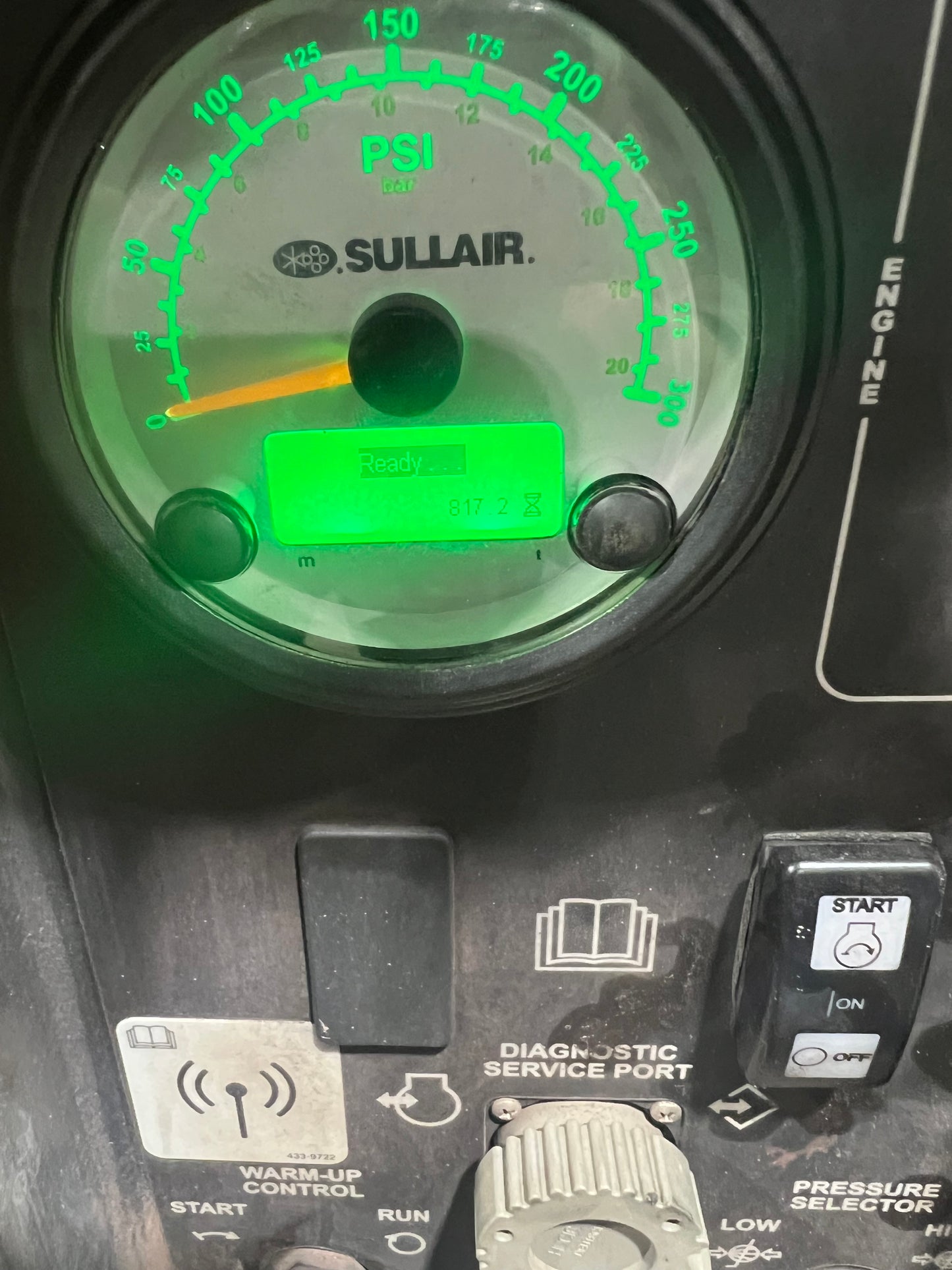2020 Sullair 185 CFM Air Compressor