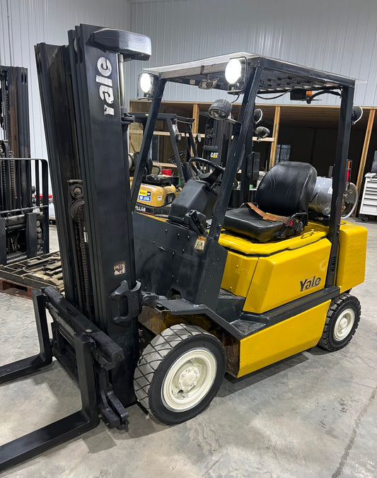 1998 Yale Forklift 5000lb Loft Capacity Triple Mast