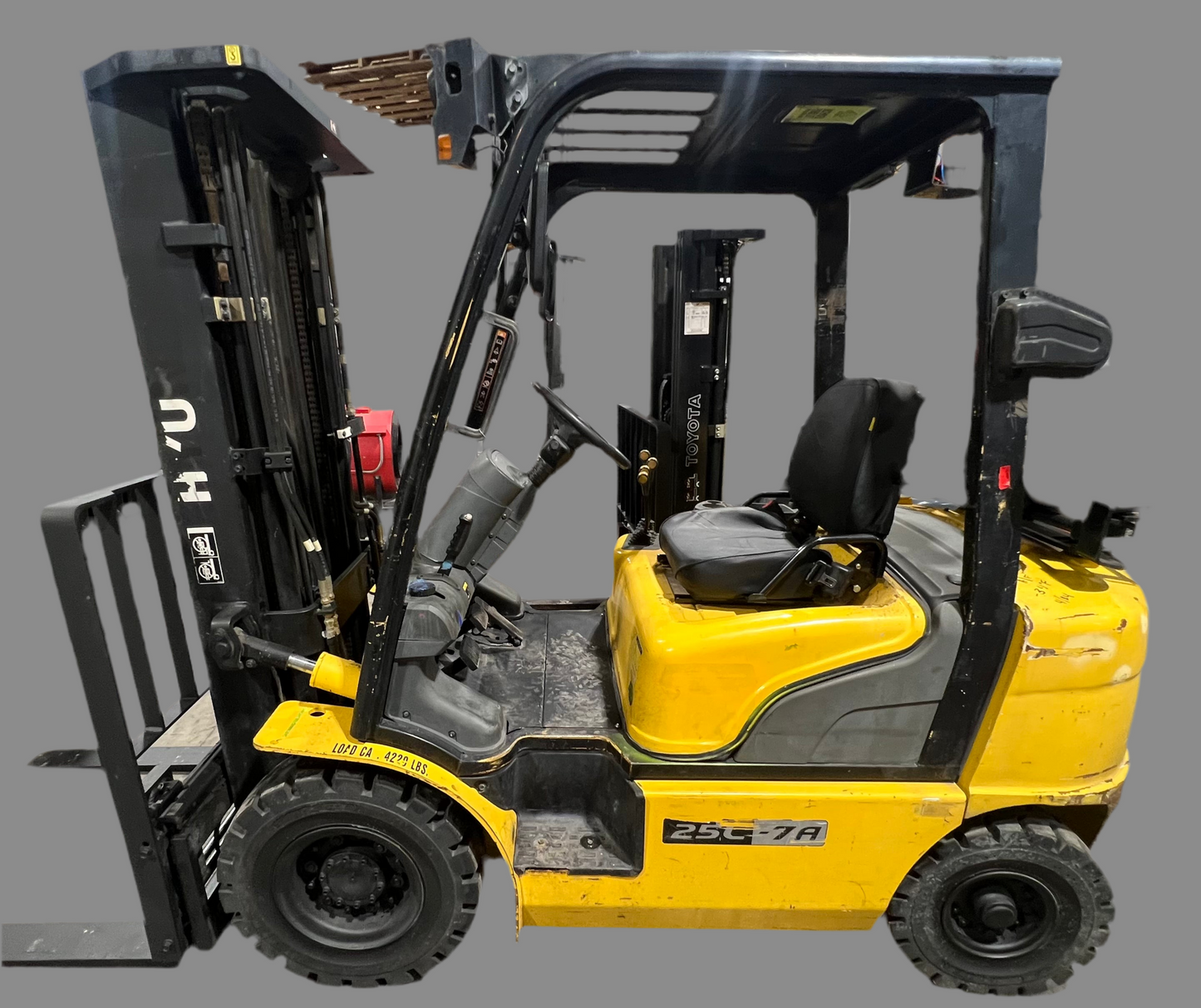 2013 Hyundai Forklift 5000lb Capacity Fork-Positioner