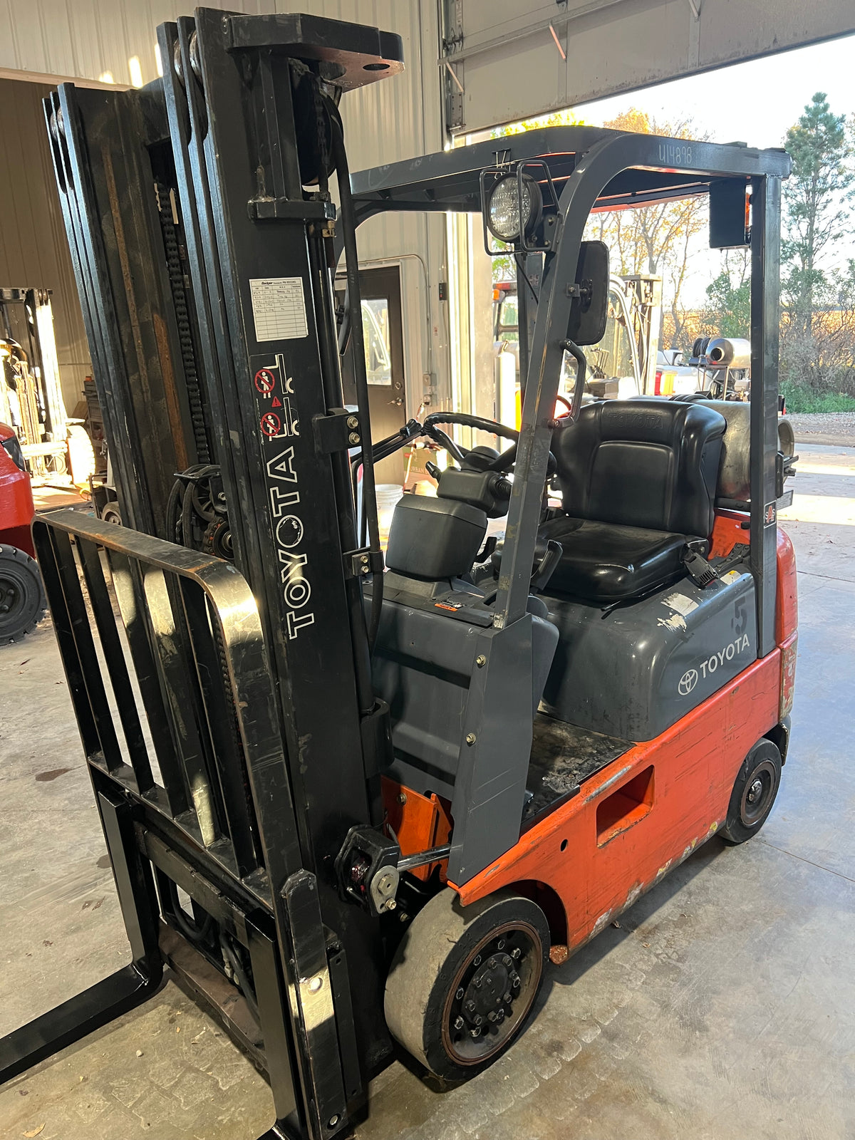 2002 Toyota Forklift 3000lb Lift Capacity Capacity