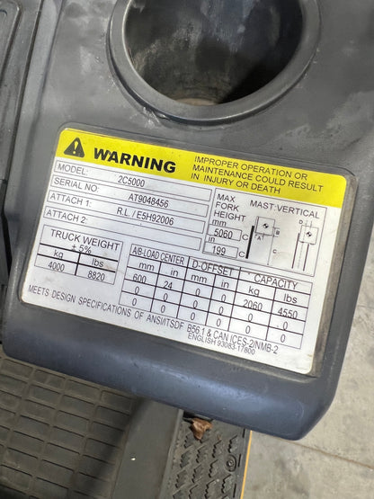 2021 Cat Forklift 5000lb Lift Capacity