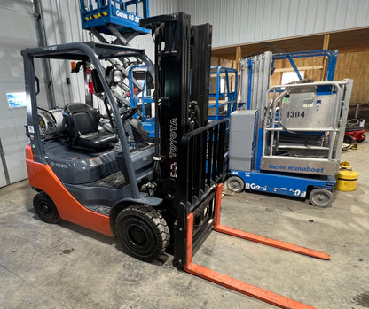 2018 Toyota Forklift 3000lb Lift Capacity, 52 Actual Hours!