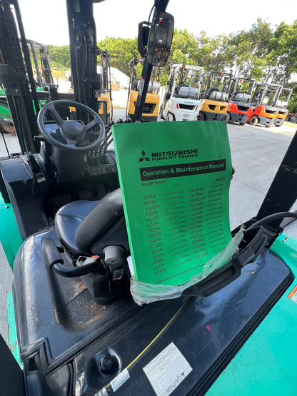 2021 Mitsubishi Forklift (6000lb Lift Capacity, Fork Positioner!