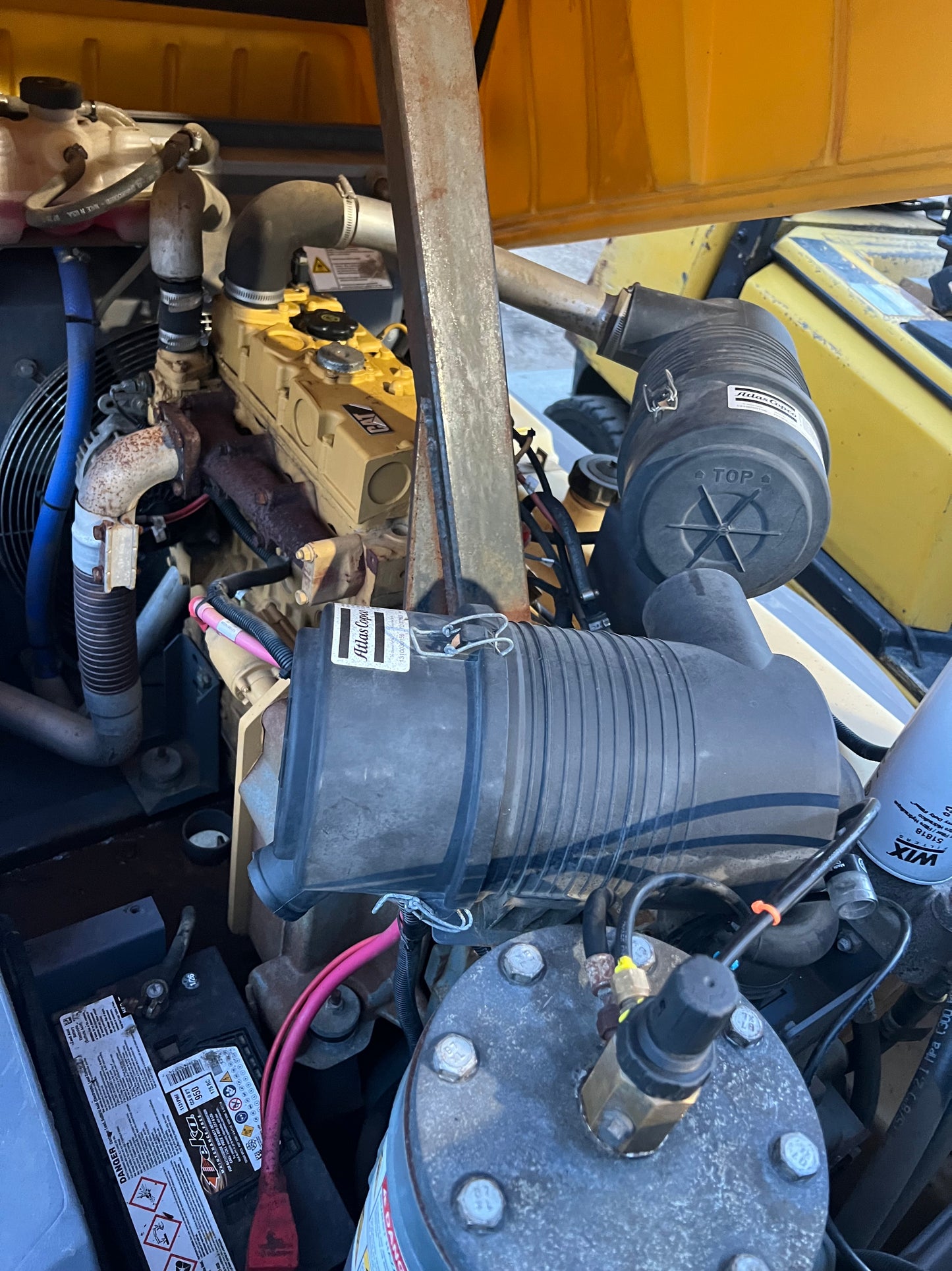 2017 Atlas Copco 185 CFM Equipped with Sandblaster